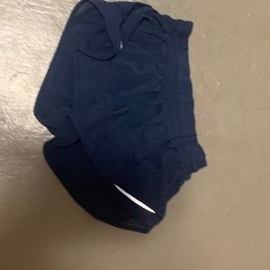 Navy lulu shorts